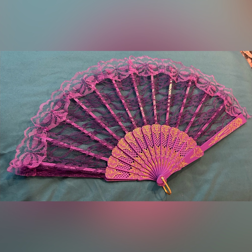 Decorative Lace Fans 5-pack bundle - Picture 7 of 8